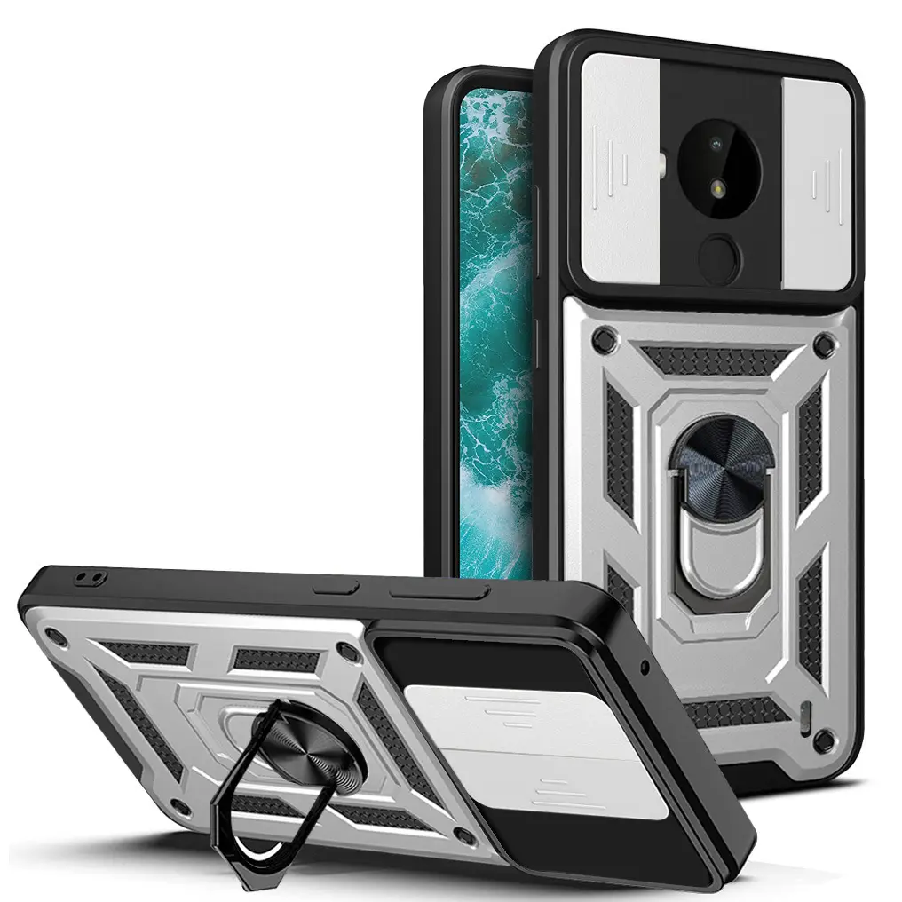 Shockproof Magnetic Phone Case For Nokia X100 G400 G22 G21 G11 C31 C30 C21 Plus C110 Camera Protection Kickstand Cover