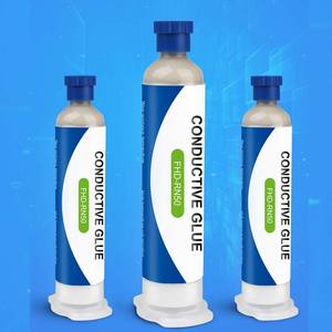 <span class=keywords><strong>Ag</strong></span>/Ni 90dB C/Ni Sonder größe 150g Elektrisch leitender SIlicone-Klebstoff Silber leitfähiger Epoxid klebstoff für 5G Mos - Product Image 1