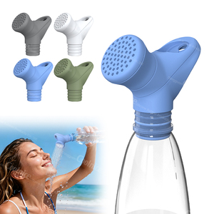 New Product Idea 2025 Camping Pet Adult Children Bath Accessory <b>Shower</b> Head Fits Most Plastic Mineral Water Bottle - Product Image 5
