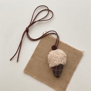 สร้อยคอตุ๊กตาเห็ดการ์ตูนผ้าสไตล์เกาหลีปี 2026 พร้อมจี้รูปมะเขือม่วงน่ารัก พกพาสะดวก ทนทาน สำหรับเด็ก พร้อมพวงกุญแจตุ๊กตาขนนุ่ม - Product Image 2