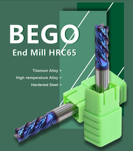 مصنع تشوتشو الصين كربيد القاطع سعر كبير كربيد نهاية مطحنة أدوات القطع HRC65 تطول طاحونة - Product Image 4