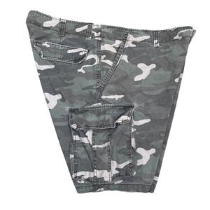 Pantalones Cortos Vaqueros Cargo de Algodón Grueso de Alta Calidad para Hombre, Antiarrugas, Tejido, Estilo Casual Urbano con Camuflaje - Product Image 4