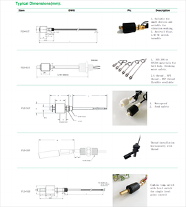 Özelleştirilmiş paslanmaz çelik çift şamandıra seviye değiştirme sensörü ile 0.1% doğruluk 0-10m aralığı üst su tankları için monte - Product Image 6