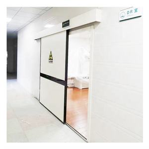 ประตูเหล็กเลื่อนแบบปิดผนึกควบคุมด้วยระบบไฟฟ้า, ประตูเลื่อนแบบปิดผนึกสแตนเลสพร้อมเซ็นเซอร์เท้า - Product Image 4