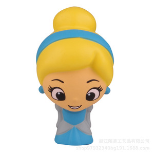 PU Foam Cinderella Character Stress Relief Toy Soft <b>Squishy</b> Decompression Toy For Women - Product Image 5
