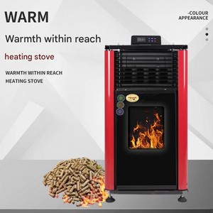 Caldera Inteligente Moderna de Biomasa para Calefacción, Chimenea de Leña con Control Remoto para Uso Doméstico y Comercial, Fuego Real - Product Image 3