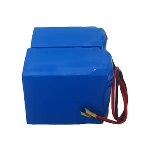 סוללת ליתיום באיכות טובה 10000mAh 10Ah 26650 11.1v 12V מארז סוללות נטענת 2*26650 סוללת ליתיום