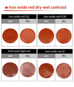 İnorganik kırmızı demir oksit Fe2O3 Pigment ferrik oksit Construction Construction marka endüstriyel sınıf inşaat endüstriyel kullanım için deri - Product Image 3