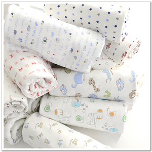 Tela de franela de algodón 100% para decoración de ropa de bebé, tejido orgánico con estampado de flores para manualidades y fiestas - Product Image 6
