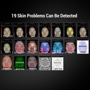Promotion 2024 Pro AI Visia Machine d'analyse de la peau du visage Analyseur de peau du visage Scanner 3D pour 15 problèmes de peau détectés - Product Image 6