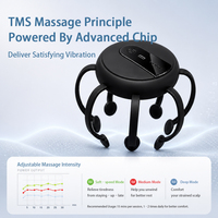 Masseur électrique sans fil pour le cuir chevelu, 360 degrés, pointes massantes pour la tête, relaxation profonde et soulagement du stress, cadeau de vacances