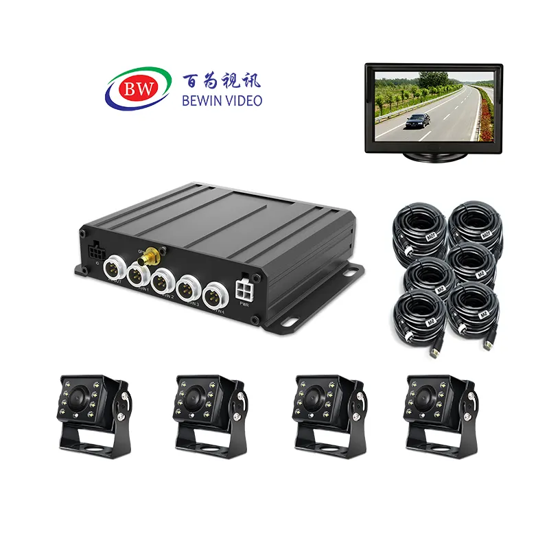 Werkseitig 1080P 3G 4G Netzwerk MDVR mit WIFI GPS Tracking 4CH Mobile DVR Auto 1080p Mobile DVR