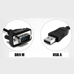 高品質USB-RS-232コンバーターRS232変換ケーブルUSB2.0シリアル9ピンCOMアダプターラインDB9コネクターUT-883