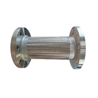 Tuyau métallique tressé en acier inoxydable haute pression hydraulique, connexion flexible pour machines d'ingénierie.