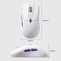 AKKO Pulse01 Mouse Gaming Nirkabel Dual 8K 7 Tombol 2.4Ghz + USB Type-C Programmable PAW3950 Ergonomis Kanan Performa Tinggi