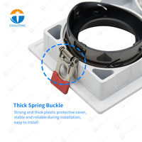 Down Light Fournisseur Lamp Housing Gu10 G5.3 Mr16 Aluminium Carré Rond Encastré LED Downlights Angle réglable Spot Fixture