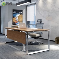 Bureau de haute qualité, moderne, poste de travail modulaire pour 3 personnes, mobilier de bureau