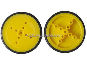 410 Rubber Robot <b>Car</b> Tire Wheel Fit TT Motor Smart Chassis DIY Electronic Educational <b>Toy</b> TOPCUS Factory - Product Image 5
