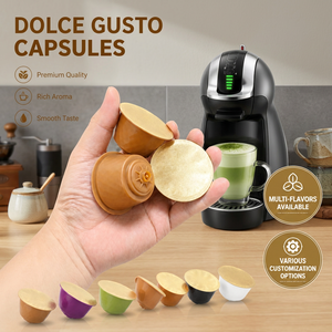 Cápsulas de Matcha Orgánico de Primera Calidad Compatibles con Dolce Gusto, Cápsulas de Té Verde Ceremonial Puro, Precio al por Mayor - Product Image 1
