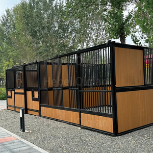 Op Maat Gemaakte Paardenstalpanelen Met Schuifdeur Paardenkramen Schuur Klassieke Usa Standaard Formaat Bamboe Invulling Paardenstal - Product Image 4