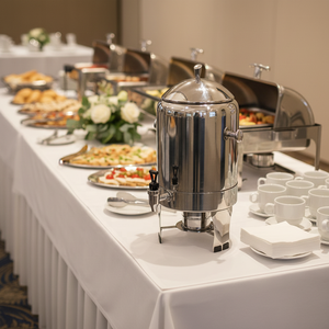 Urne à café avec pieds en acier inoxydable - Product Image 6