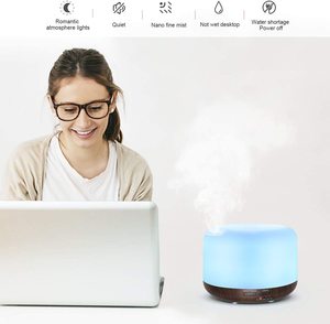 Difusor ultrasónico de aroma de aceite esencial personalizado de 300ml con control remoto, humidificador de vapor frío para uso doméstico, marca personalizada - Product Image 2