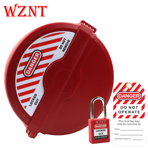 NT-G07 18 "25" (457 मिमी-635 मिमी) लाल पॉलीप्रोपाइलीन सुरक्षा मानक गेट वाल्व लॉकआउट 4 छेद कुंजी संचालित किया - Product Image 5