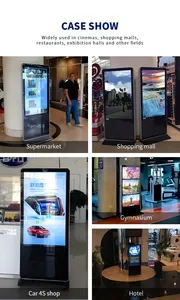New 55 Inch Floor Standing Kiosk Display Screen Lcd Advertising Digital Signage Monitor