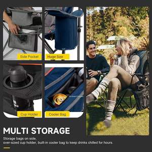 WOQI Chaise de <span class=keywords><strong>camping</strong></span> de plage en plein air <span class=keywords><strong>Fauteuil</strong></span> de plage pliant ultra léger - Product Image 6