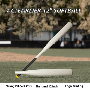 Bâton de baseball personnalisé avec logo, en bois de frêne et d'érable, bâton d'entraînement léger pour la pratique sportive - Product Image 2