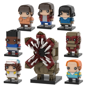 Cayi Stranger Things, Juego de Bloques de Construcción de Plástico ABS, Figuras de Acción con Cabeza Cuadrada, Juguetes Educativos DIY para Niños - Product Image 1