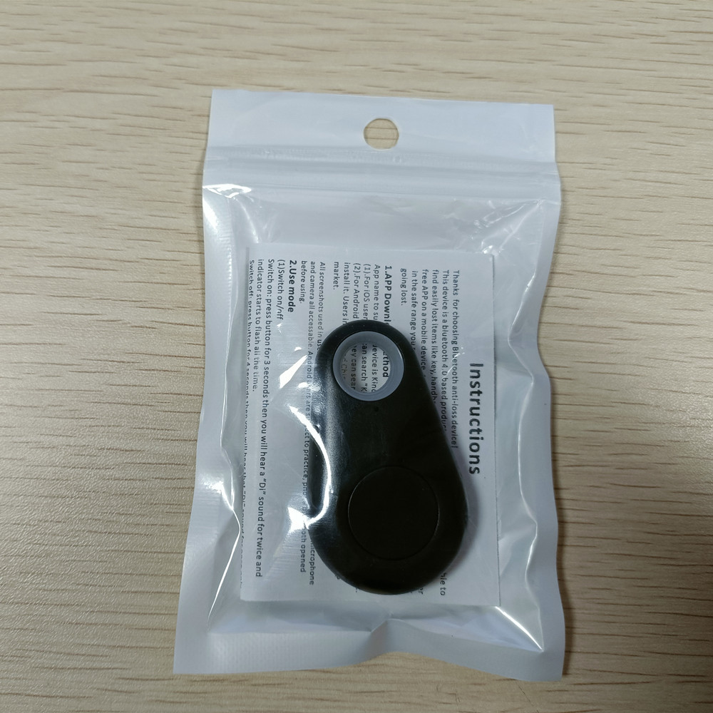 Manuale della batteria per confezione in sacchetto perlescente nero con gocce d'acqua