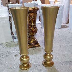 Vases <span class=keywords><strong>en</strong></span> fibre de <span class=keywords><strong>verre</strong></span> dorés pour la <span class=keywords><strong>décoration</strong></span> de la maison - Product Image 4