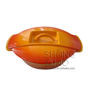 Olla de cocina de hierro fundido esmaltado con forma de frutas o verduras <span class=keywords><strong>Cocotte</strong></span> de hierro fundido - Product Image 6