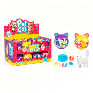 Giocattoli a Capsula Sorpresa <span class=keywords><strong>per</strong></span> Gatti, Set <span class=keywords><strong>di</strong></span> Miniature Realistiche <span class=keywords><strong>di</strong></span> Gattini, Figurine <span class=keywords><strong>di</strong></span> Animali <span class=keywords><strong>per</strong></span> <span class=keywords><strong>Bambini</strong></span>, Regalo a Sorpresa in Uovo <span class=keywords><strong>per</strong></span> <span class=keywords><strong>Bambini</strong></span> - Product Image 3