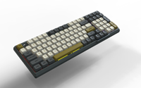 Clavier mécanique Motospeed K7 à 98 touches, interrupteur Gateron, filaire, échange à chaud, rétroéclairage RGB, USB Type-C, clavier de jeu pour PC portable