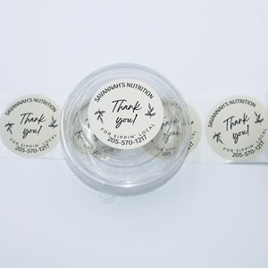 Tùy chỉnh chất kết dính mạnh mẽ không thấm nước Vinyl gia vị mứt nước sốt mật ong Jar có thể thực phẩm nhãn CuộN <span class=keywords><strong>container</strong></span> bao bì Nhãn dán nhãn - Product Image 6