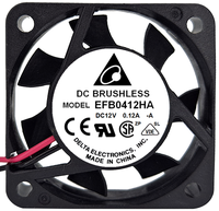 EFB0412HA Delta 4010 12V 0.12A 4CM Ventilateur CPU silencieux pont nord-sud 40*40*10mm