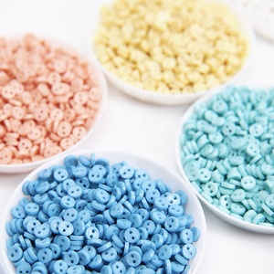 Siêu Nhỏ 4Mm Nhựa Mỏng Biên Giới Hai Mắt Heo Mũi Bé Ăn Mặc Búp Bê Nút Mini Nút Cho Tùy Chỉnh - Product Image 4