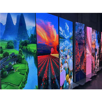 Écran publicitaire LED pliable portable, résolution 8K, garantie 5 ans - Écran d'affichage intelligent pour salons professionnels et commerce de détail