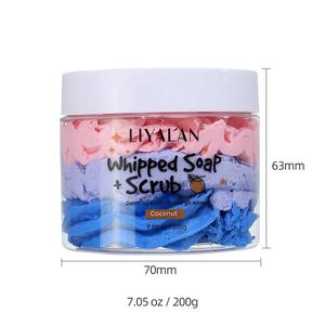 Nuevo <span class=keywords><strong>Exfoliante</strong></span> Corporal de Jabón en Crema con Sal Marina de Lujo y Aroma Dulce a Frutas, con Beneficios Hidratantes y Aclarantes - Product Image 5