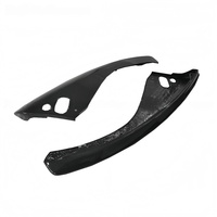 Jupes d'angle avant et arrière en fibre de carbone sèche de style OEM modifié, jupes latérales, abat-jour et kit de diffuseur arrière pour Ferrari 812
