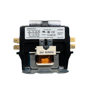 <span class=keywords><strong>2</strong></span> kutuplu 40 Amp 24VAC bobin AC manyetik elektrik kontaktörü bakır malzeme kesin amaçlı klima kontaktörü - Product Image 1