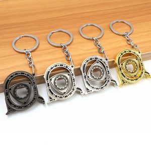 Mazda Rotary <strong>Engine</strong> Keychain Fashionable Metal Pendant Enamel UV Printing Cars Cross-Border Key Ring Featuring Leather Crystal - Product Image 1