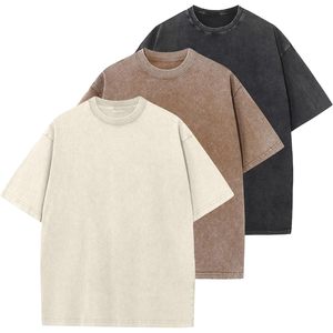 T-shirt en coton pour homme, coupe ample, manches courtes, décontracté, uni, basique, respirant, tissu jersey, unisexe - Product Image 1
