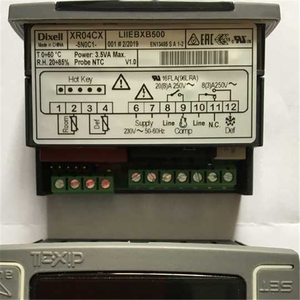 Bộ điều khiển nhiệt độ điện tử Dixell Xr04cx-5n0c1 với đầu dò cho kho lạnh - Product Image 3