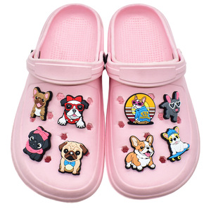 Hebilla de Zapatos de Goma Suave de PVC con Diseño de Cabeza de <span class=keywords><strong>Perro</strong></span> <span class=keywords><strong>Shar</strong></span> <span class=keywords><strong>Pei</strong></span>, Accesorio para Zapatos, Venta al Por Mayor - Product Image 3