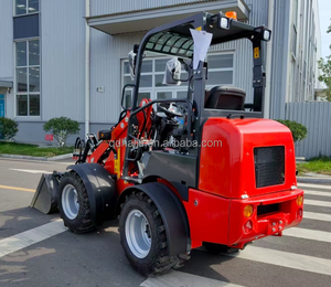 Chargeur articulé compact HAIJU HJ1160 4x4 avec grappin hydraulique performant pour les travaux de manutention en serres et fermes maraîchères - Product Image 4