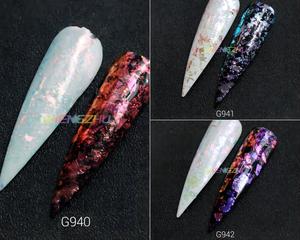 Scaglie di opale con scaglie di opalino glitterate pigmenti specchio fiocco per acquerelli - Product Image 4