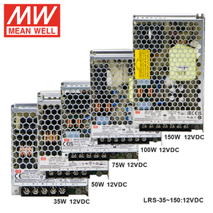 Alimentatore switching AC/<span class=keywords><strong>DC</strong></span> Mean Well LRS-35-5 LRS-50-12 LRS-75-24 LRS-100-12 LRS-150-24 LRS-200-24 5V 12V 15V 24V 36V 48V - Product Image 1